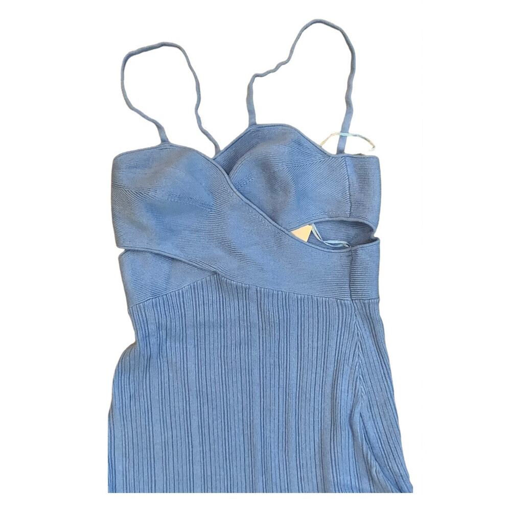 NWT ANNA QUAN Sabrina Cut-Out Rib Knit Midi Dress Size US/8 - Picture 9 of 13